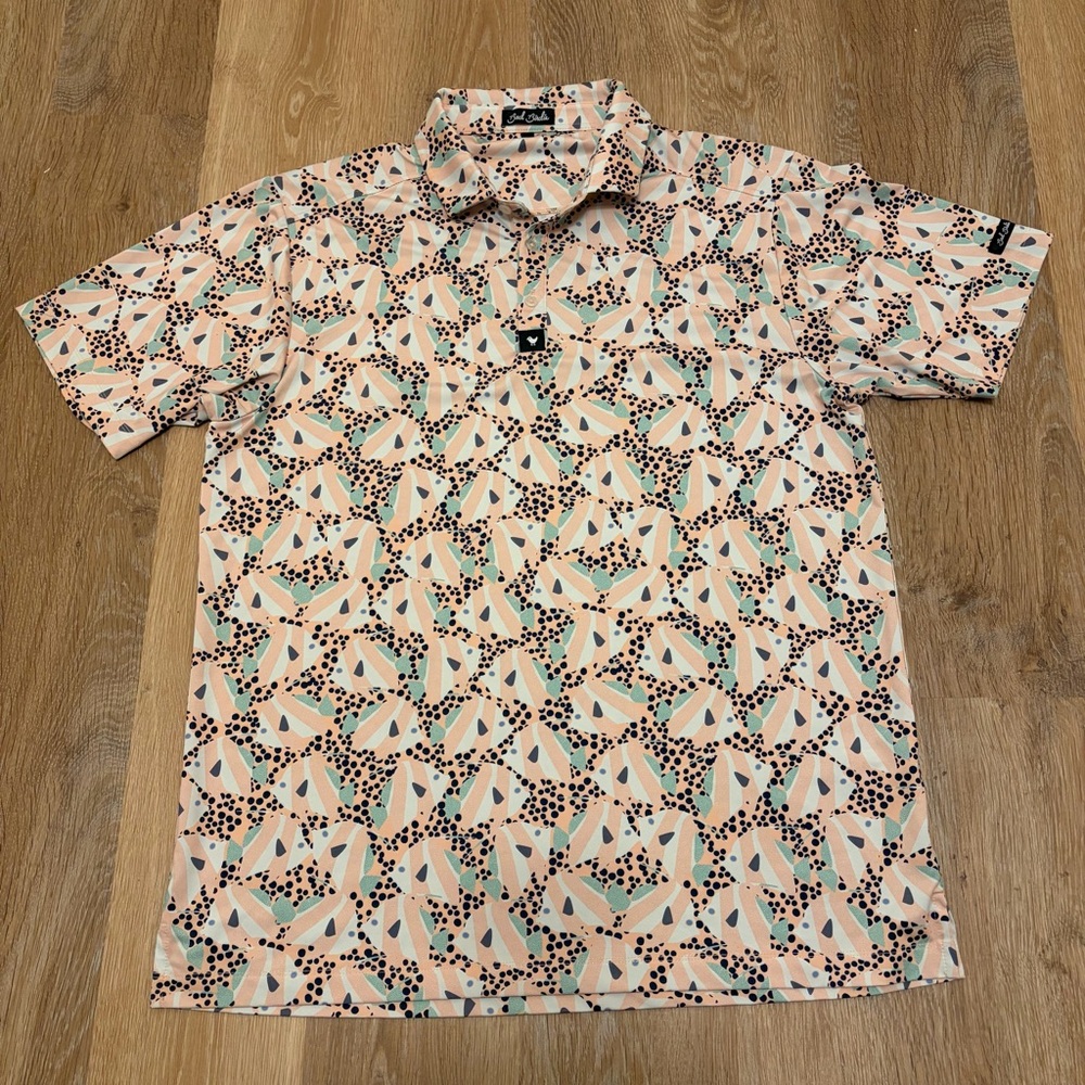 Bad Birdie Ocean 72 Men's Short Sleeve Golf Polo Shirt XL
Fish Golf Outdoor